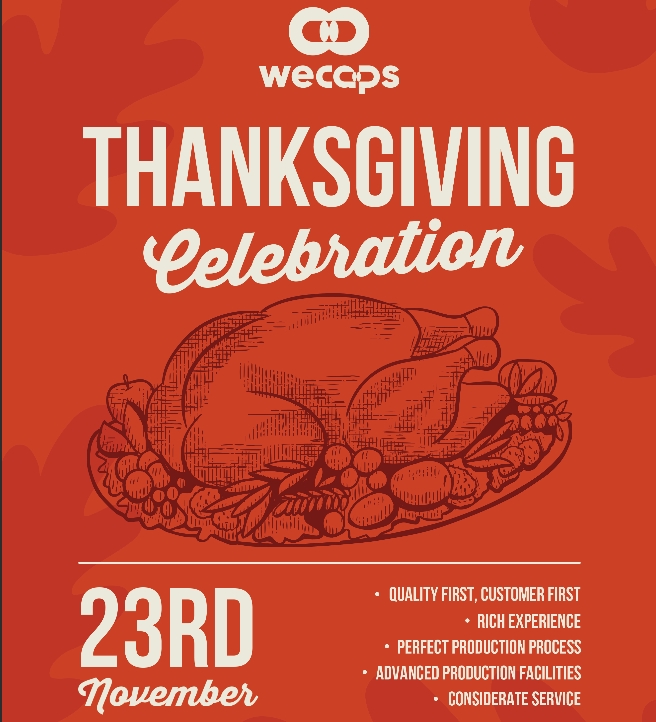 Wecaps Wishes You a Thanksgiving Overflowing with Gratitude